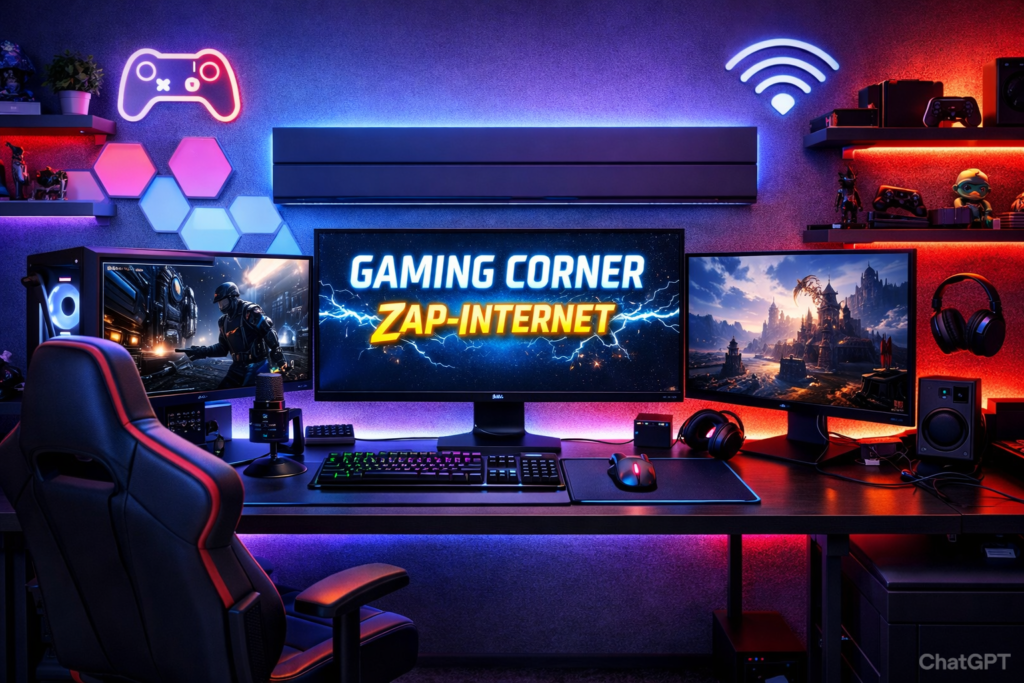 gamingcorner zap internet