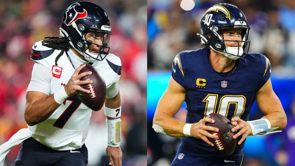 texans vs chargers match player stats