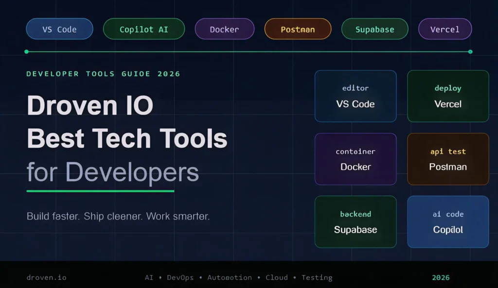 -droven io best tech tools for developers