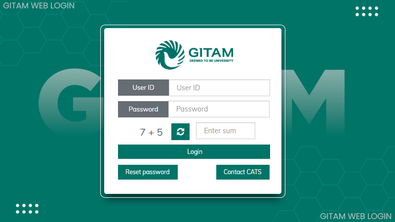 gitam web login student